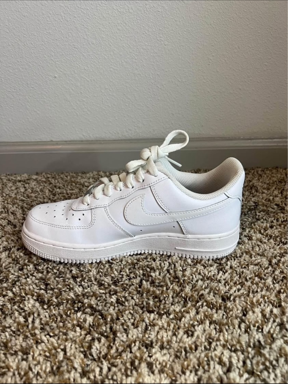Nike White Air Force 1 Sneakers - Picture 9 of 9